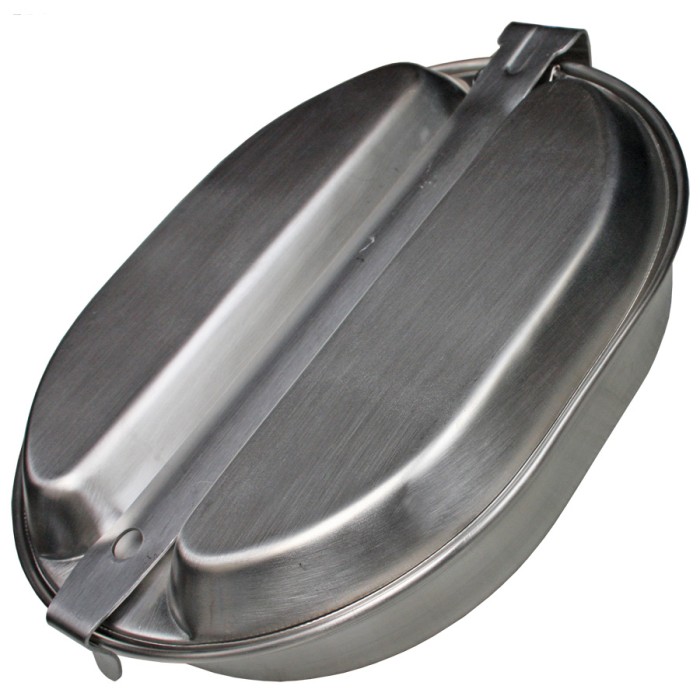 MFH US Koch/Essgeschirr, der Klappbügel dient auch zur Befestigung